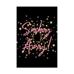 Sashay Away Postcard