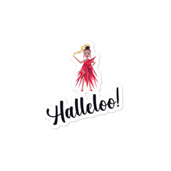 Halleloo! Drag Queen Bubble-Free Stickers