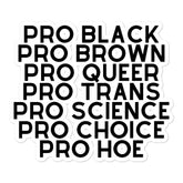 Pro Hoe Bubble-Free Stickers
