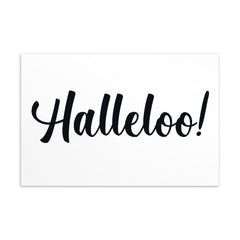 Halleloo! Postcard