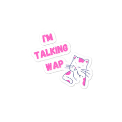 I'm Talking WAP! Bubble-Free Stickers