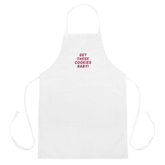Get These Cookies Baby Embroidered Apron