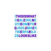 This Is What GenderQueer Looks Like Bubble-Free Stickers