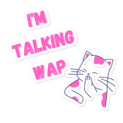 I'm Talking WAP! Bubble-Free Stickers