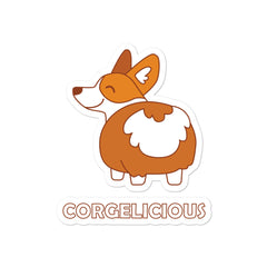 Corgelicious Bubble-Free Stickers