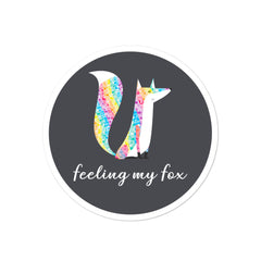 Feeling My Fox Bubble-Free Stickers