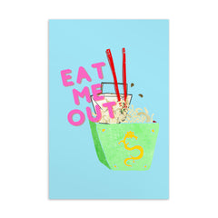 Eat Me Out Postcard
