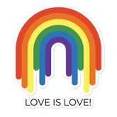 Love Is Love Bubble-Free Stickers