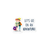 Let's Go On An Adventure Bubble-Free Stickers