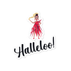 Halleloo! Drag Queen Bubble-Free Stickers
