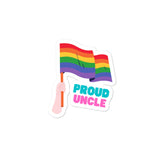 Proud Uncle Bubble-Free Stickers