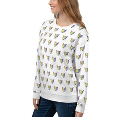 Rainbow Fox All-Over Sweatshirt