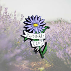 Non-Binary Gang Enamel Pin