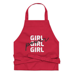 Girl Girl Girl Power Organic Cotton Apron