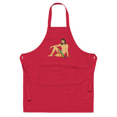 Sexy Gay Jesus Organic Cotton Apron