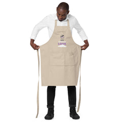 Asexual We Choose Love Organic Cotton Apron