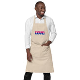Bisexual Love Organic Cotton Apron