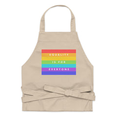 Equality Is For Everyone Organic Cotton Apron