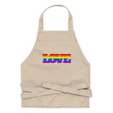 Gay Love Organic Cotton Apron