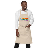 Progress LGBT Love Organic Cotton Apron