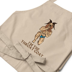 I'm The Throat Goat Organic Cotton Apron