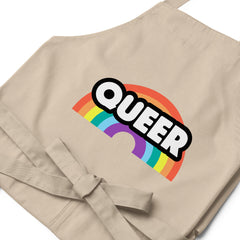Queer Rainbow Organic Cotton Apron