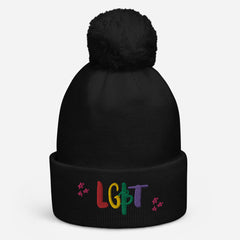 LGBT Pom Pom Beanie