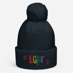 LGBT Pom Pom Beanie