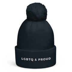 LGBTQ & Proud Pom Pom Beanie