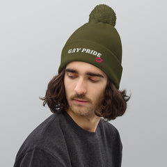 Gay Pride Pom Pom Beanie
