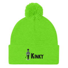 Kinky Pom-Pom Beanie