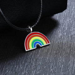 Rainbow Pendant Necklace