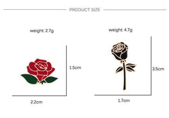 Rose Enamel Pins