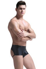 Kinky Backless Leather Boxers