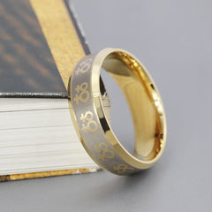 Lesbian Love Symbol Golden Ring