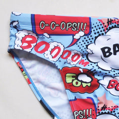 Comic Graphic Swim Briefs