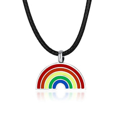 Rainbow Pendant Necklace