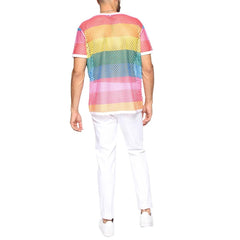 Rainbow Mesh T-Shirt