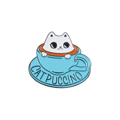 Catpuccino Enamel Pin