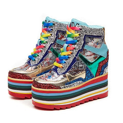 Rainbow Chunky Sneakers