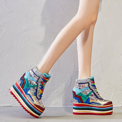 Rainbow Chunky Sneakers