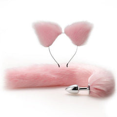 Bunny Tail Butt Plug With Ear Headband