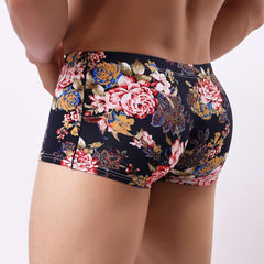 Dark Floral Print Boxers