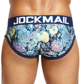 Jockmail Blue Floral Briefs