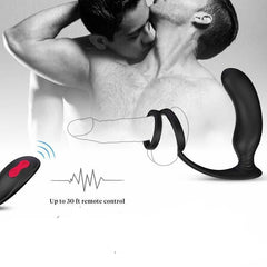 Remote Control 3-In-1 Prostate Penis Stimulator