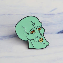 Squidward Enamel Pin