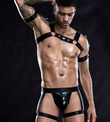 All Star Harness + Jockstrap Set (2 Piece Outfit)