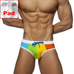 LGBT Rainbow Swim Briefs