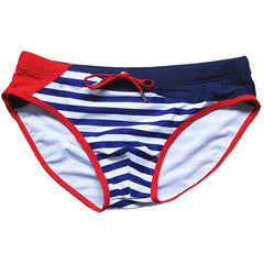 Striped Swim Briefs