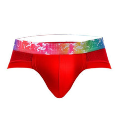 Rainbow Breathable Sports Briefs